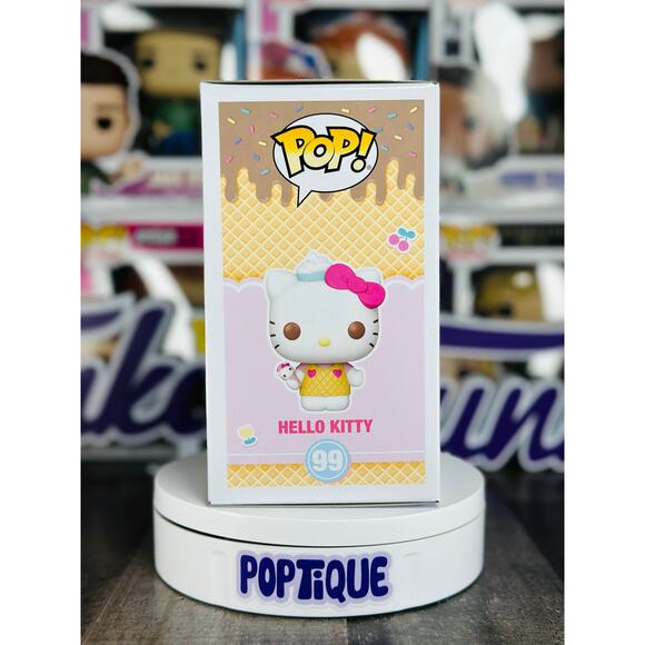 Hello Kitty and Friends Hello Kitty (Ice Cream) Funko Pop! #99 - Picture 4 of 6
